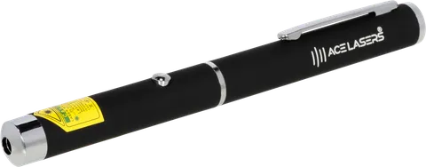 Grüner Laserpointer AG-1 von der Seite gesehen