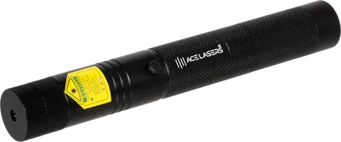 Grüner Laserpointer AGP-1 Pro von der Seite gesehen
