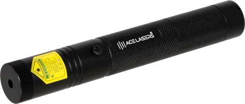 Starker grüner Laserpointer AGP-3 Pro von der Seite gesehen