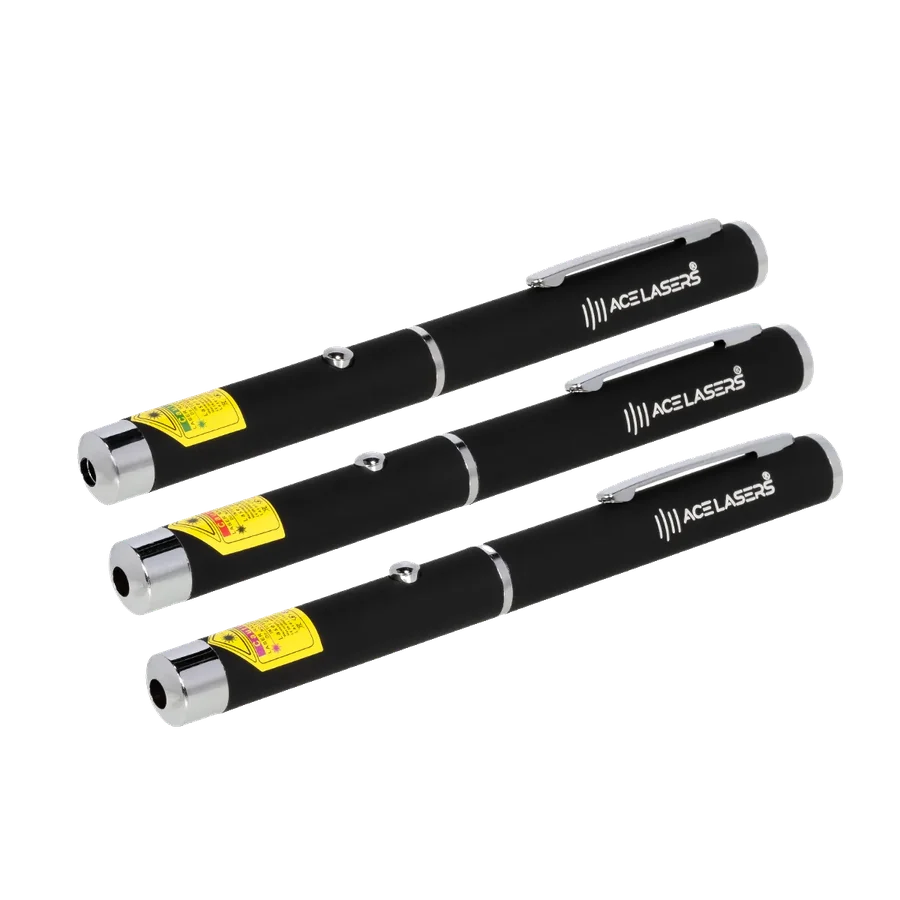 ACE Lasers Laserpointer-Set AG-1 grün, AR-1 rot und AV-1 violett