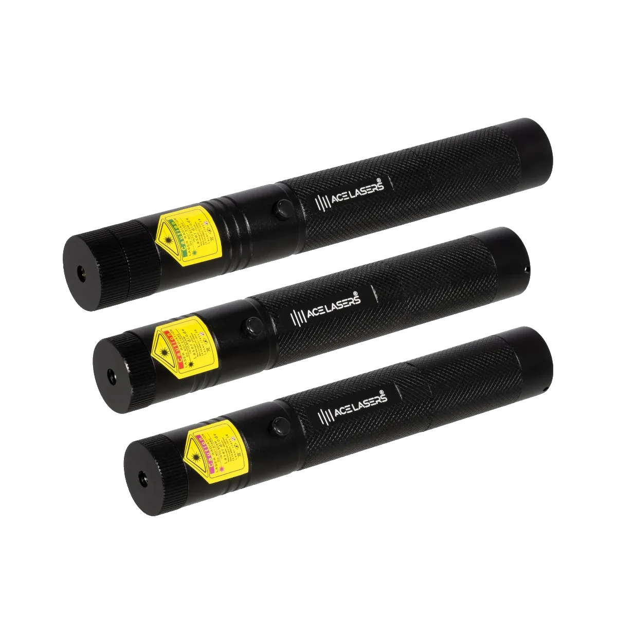 ACE Lasers Pro-Set mit AGP-1, ARP-1 und AVP-1 Laserpointern in Grün, Rot und Violett