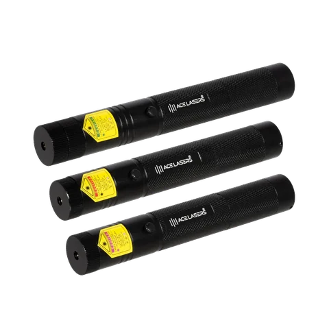 ACE Lasers Pro-Set mit AGP-1, ARP-1 und AVP-1 Laserpointern in Grün, Rot und Violett