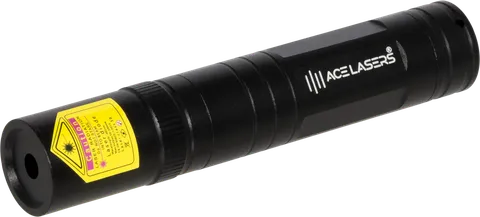 Kompakter violetter Laserpointer AVP-2 Pro Mini von der Seite gesehen