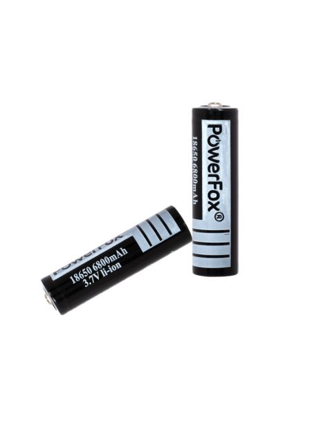 PowerFox 2x 18650 Batterien - 6800Mah